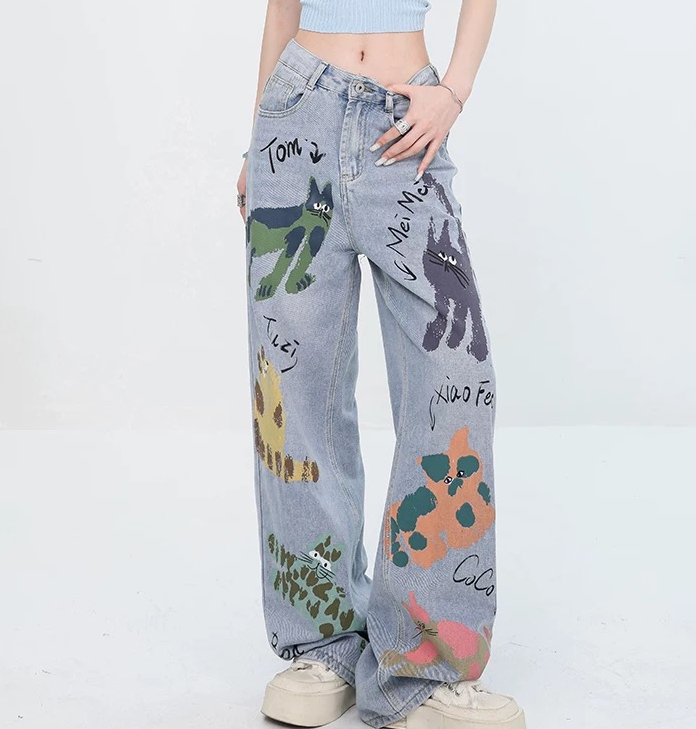 Jeans printing